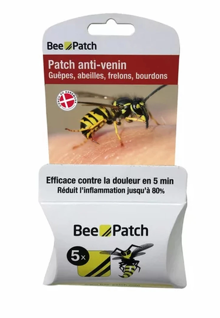 Bee-Patch Bee-Patch -Camping Soldes Boutique antivenin guepes abeilles frelon bourdon bee patch 02