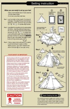Luxe Outdoor Megahorn III -Camping Soldes Boutique assenbly megahorn iii webpost