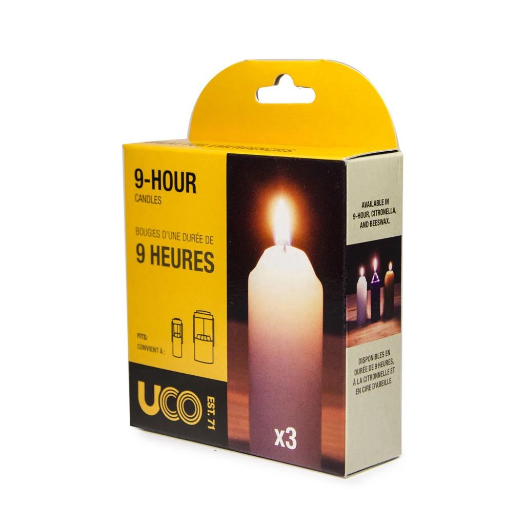 UCO Bougies 9 heures UCO Bougies 9 Heures -Camping Soldes Boutique bougie candles uco