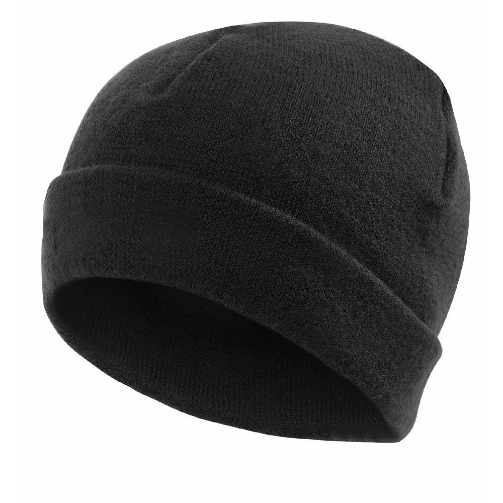 Woolpower Cap 400 Woolpower Cap 400 -Camping Soldes Boutique cap 400 folded black isolated