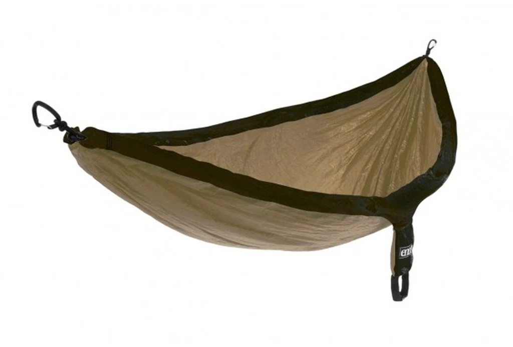 ENO SingleNest Hammock ENO SingleNest Hammock -Camping Soldes Boutique eno hamac single kaki noir