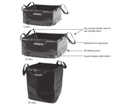 Cuvette Pliable Ortlieb 5 L -Camping Soldes Boutique evier a eau ortlieb floding bowl