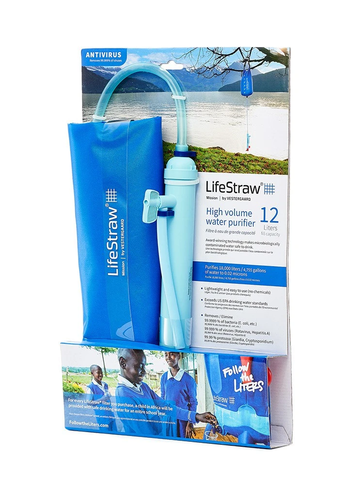 Filtre à eau LifeStraw Mission Filtre à Eau LifeStraw Mission -Camping Soldes Boutique filtre a eau lifestraw mission 02