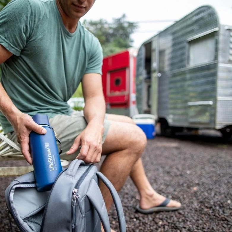 LifeStraw Go 2 Stainless Steel 0.7L LifeStraw Go 2 Stainless Steel 0.7L -Camping Soldes Boutique filtre bouteille gourde lifestraw go 2 stainless 08