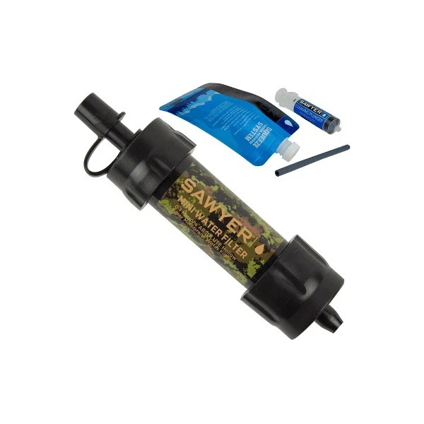 Sawyer Mini Water Filtration System Sawyer Mini Water Filtration System -Camping Soldes Boutique filtre sawyer mini water filtration system camo