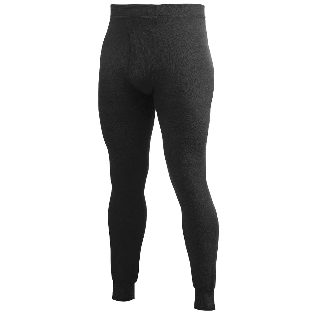 Woolpower Long Johns With Fly 400 Woolpower Long Johns With Fly 400 -Camping Soldes Boutique long johns with fly 400 black isolated