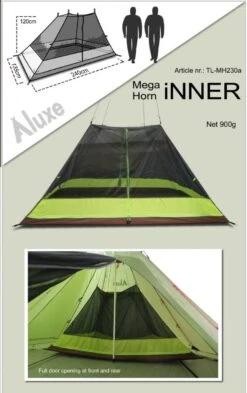 Luxe Outdoor Megahorn Inner Summer -Camping Soldes Boutique luxe outdoor megahorn inner summer 2