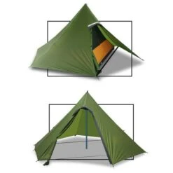 Luxe Outdoor Sil Hexpeak F6a (Marron) -Camping Soldes Boutique luxe outdoor sil hexpeak f6 05 4
