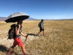 Six Moon Designs Silver Shadow Carbon Umbrella -Camping Soldes Boutique parapluie six moon designs silver shadow carbon umbrella 5