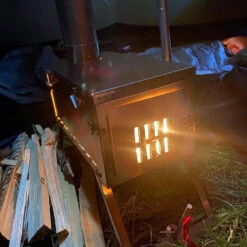 Winnerwell Fastfold Plus Titanium Nested Pipe M-sized Camping Stove -Camping Soldes Boutique poele winnerwell fastfold plus titanium nested pipe camping stove 10