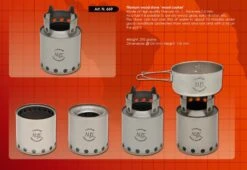 Titanium Wood Stove -Camping Soldes Boutique rechaud bois titane