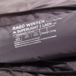 Helsport Rago Superlight Winter Lady -Camping Soldes Boutique sac de couchage helsport rago superlight winter lady 12