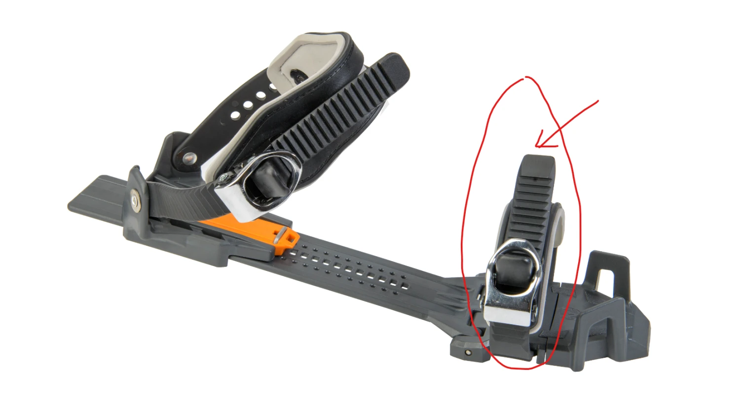 OAC EA 1.0 /XT Toe Strap EVA & Buckle OAC EA 1.0 /XT Toe Strap EVA & Buckle -Camping Soldes Boutique sangle boucle avant fixation oac ea 02