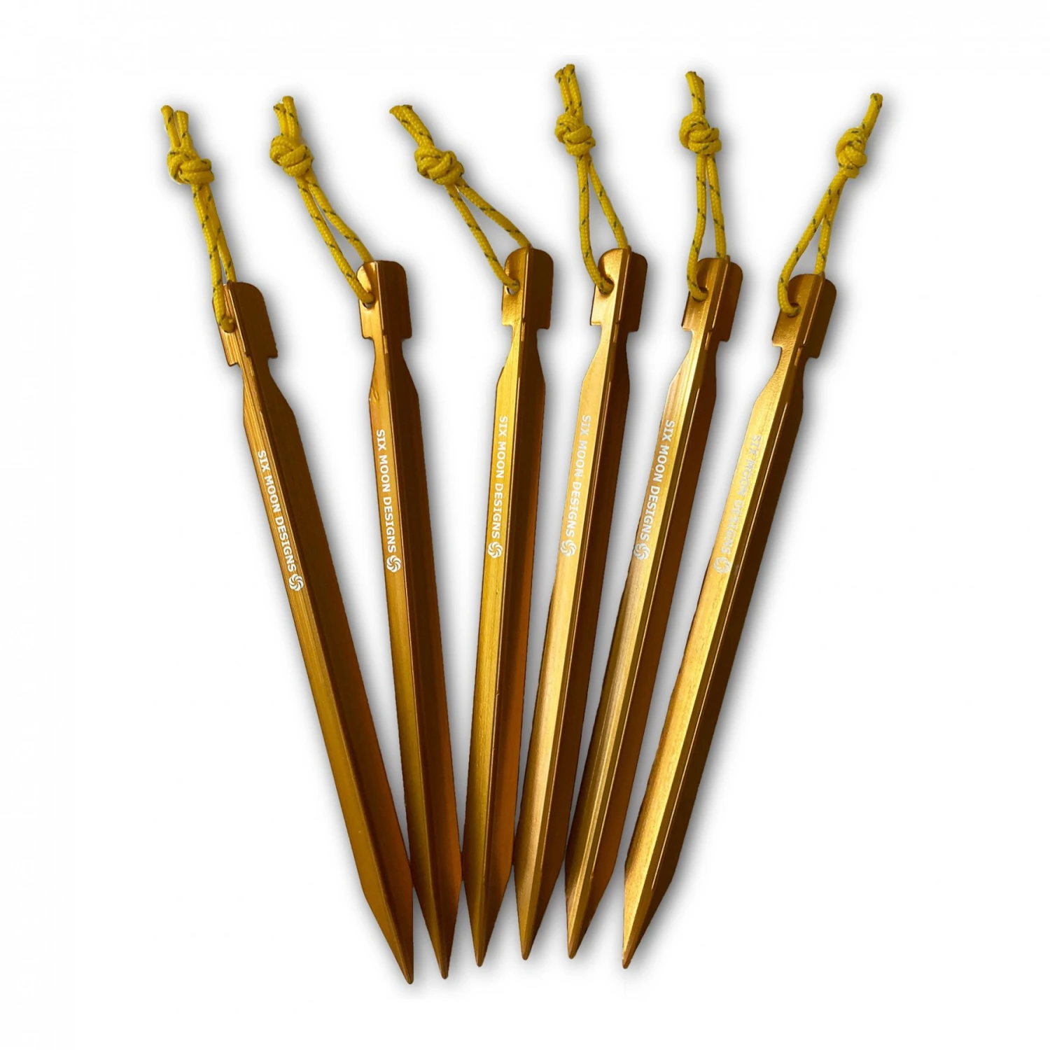 Six Moon Designs 6 Piece Stake Set Six Moon Designs 6 Piece Stake Set -Camping Soldes Boutique sardines alu six moon design 6 piece stake set