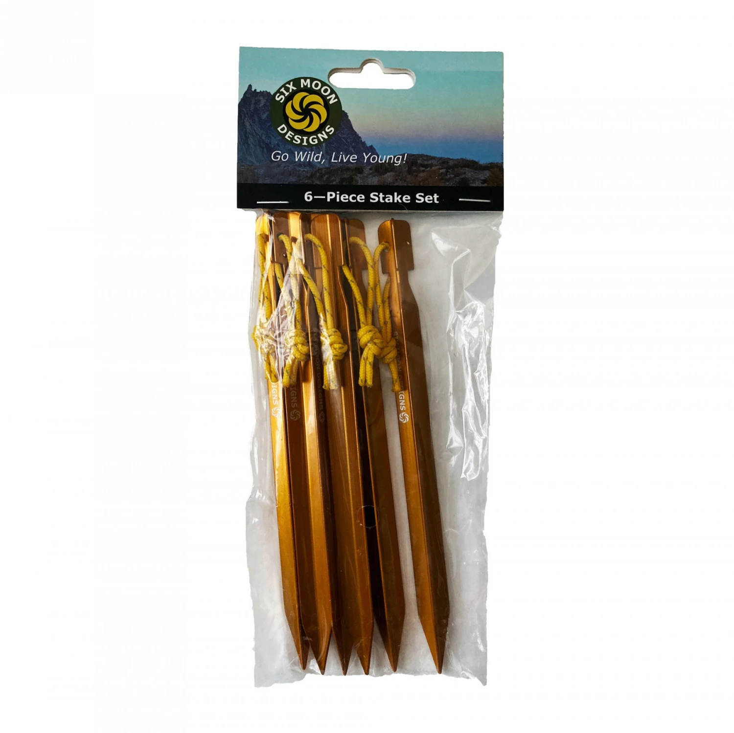 Six Moon Designs 6 Piece Stake Set Six Moon Designs 6 Piece Stake Set -Camping Soldes Boutique sardines alu six moon design 6 piece stake set 02