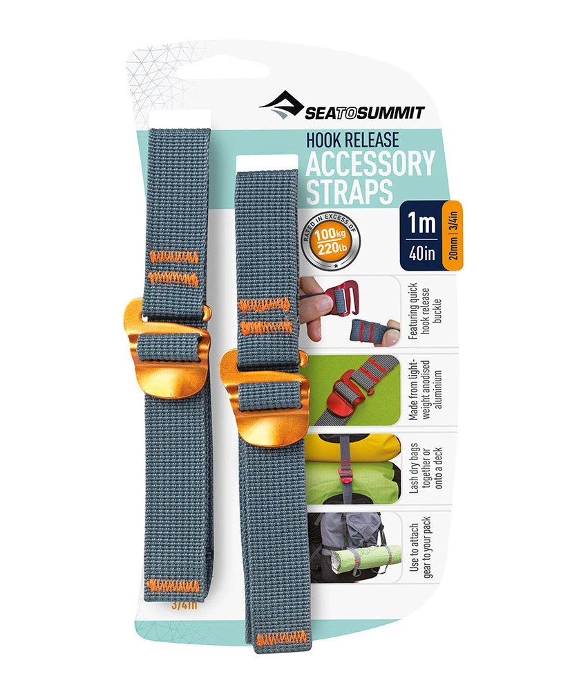 Sea to Summit Hook Release Accessory Straps 20mm Sea To Summit Hook Release Accessory Straps 20mm -Camping Soldes Boutique sea to summit hook release accessory straps 20mm 03
