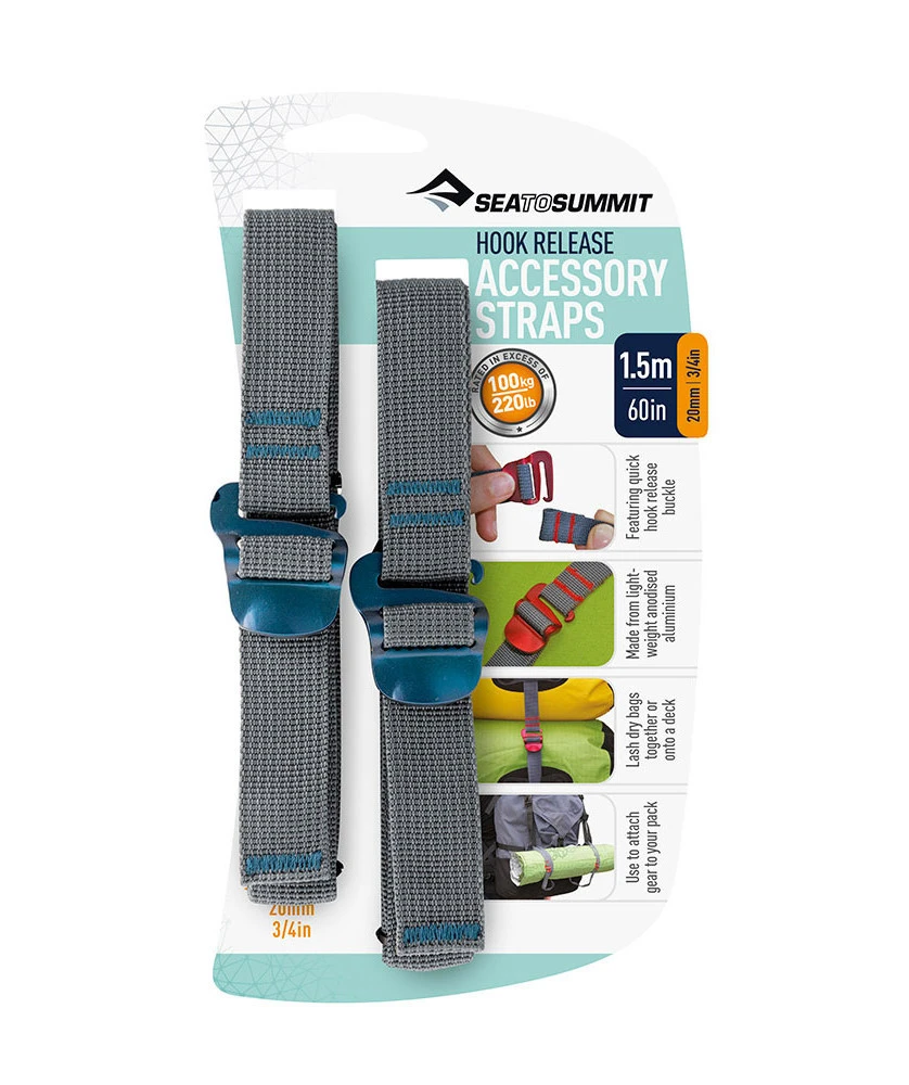 Sea to Summit Hook Release Accessory Straps 20mm Sea To Summit Hook Release Accessory Straps 20mm -Camping Soldes Boutique sea to summit hook release accessory straps 20mm 04