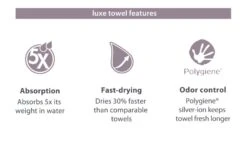 PackTowl Luxe -Camping Soldes Boutique serviette packtowl luxe 08