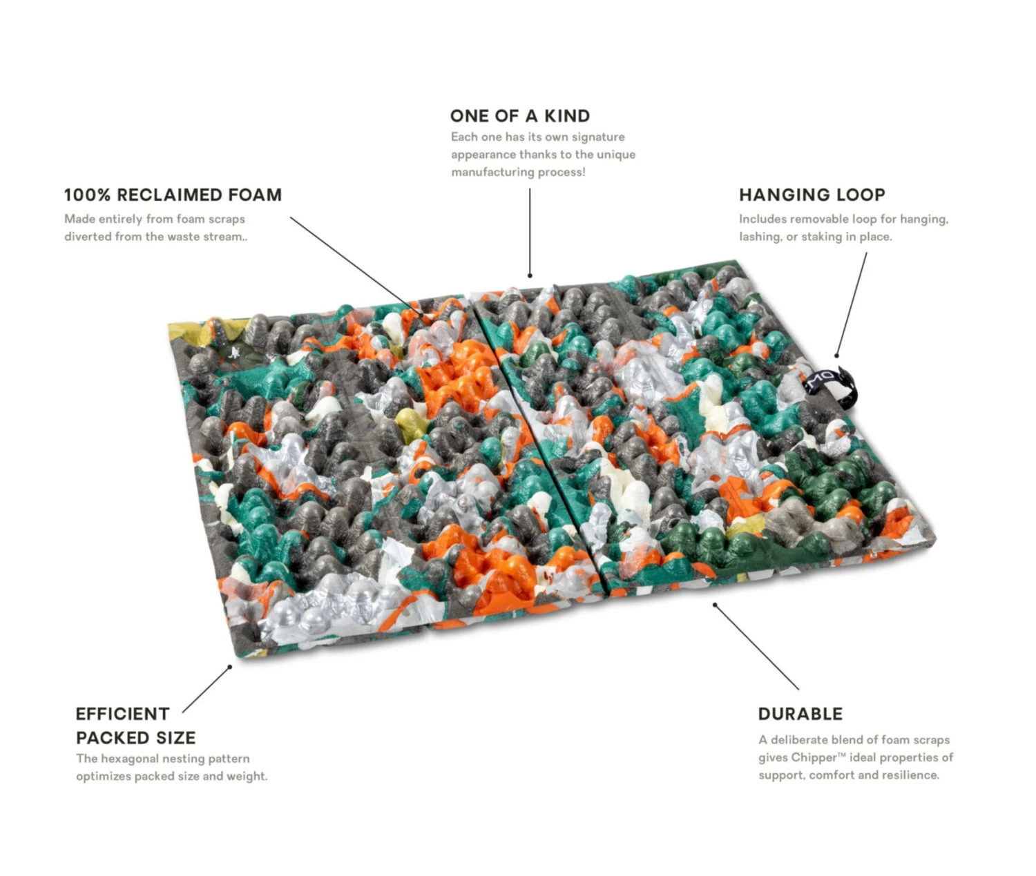 Nemo Chipper NEMO EQUIPMENT Nemo Chipper -Camping Soldes Boutique siege assise tapis mousse chipper nemo 04