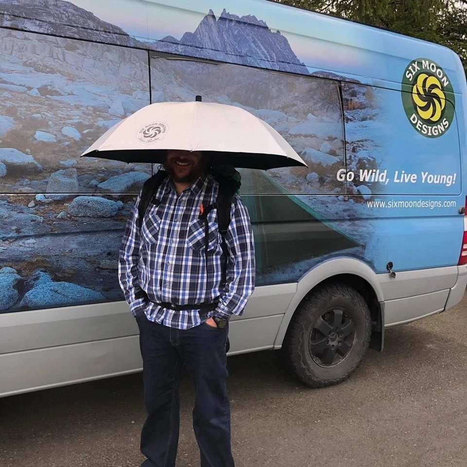 Six Moon Designs Silver Shadow Mini Umbrella Six Moon Designs Silver Shadow Mini Umbrella -Camping Soldes Boutique six moon designs silver shadow mini umbrella 4