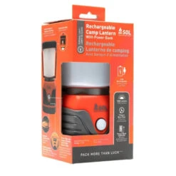 Sol Rechargeable Camp Lantern With Power Bank -Camping Soldes Boutique sol rechargeable camp lantern with power bank 3