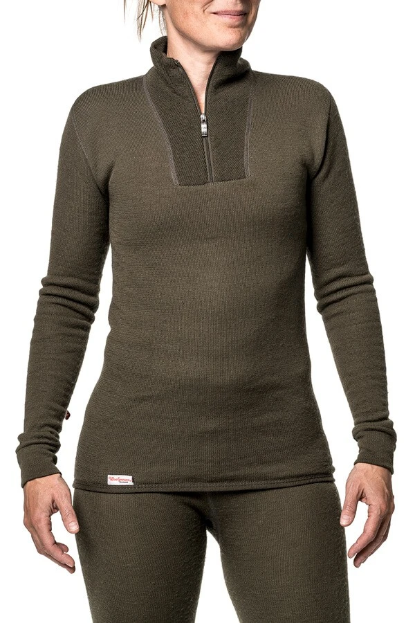 Woolpower Zip Turtleneck 200 Woolpower Zip Turtleneck 200 -Camping Soldes Boutique sous vetement laine merinos woolpower zip turleneck 200