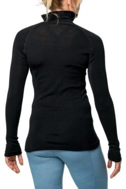 Woolpower Zip Turtleneck Lite -Camping Soldes Boutique sous vetement laine merinos woolpower zip turtleneck lite 04