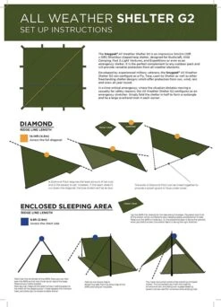 Snugpak All Weather Shelter G2 -Camping Soldes Boutique tarp snugpak all weather shelter g2 07