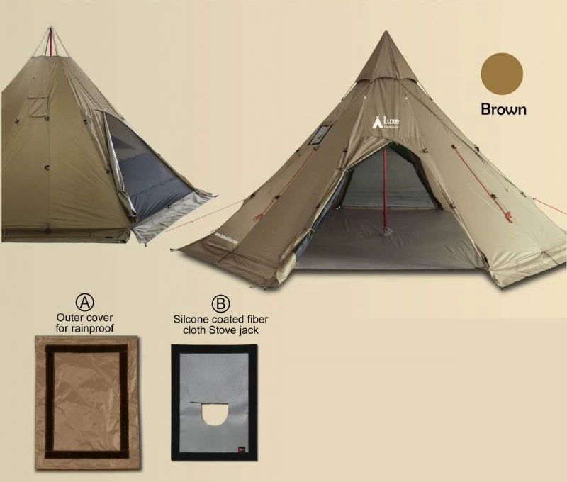 Luxe Outdoor Megahorn XL Luxe Outdoor Megahorn XL -Camping Soldes Boutique tipi luxe outdoor megahorn xl 05