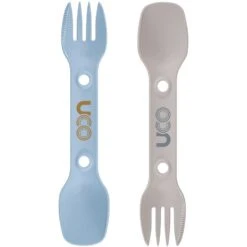 Pack 2 Couverts UCO Utility Spork -Camping Soldes Boutique uco utility spork bleu beige