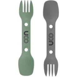 Pack 2 Couverts UCO Utility Spork -Camping Soldes Boutique uco utility spork noir kaki